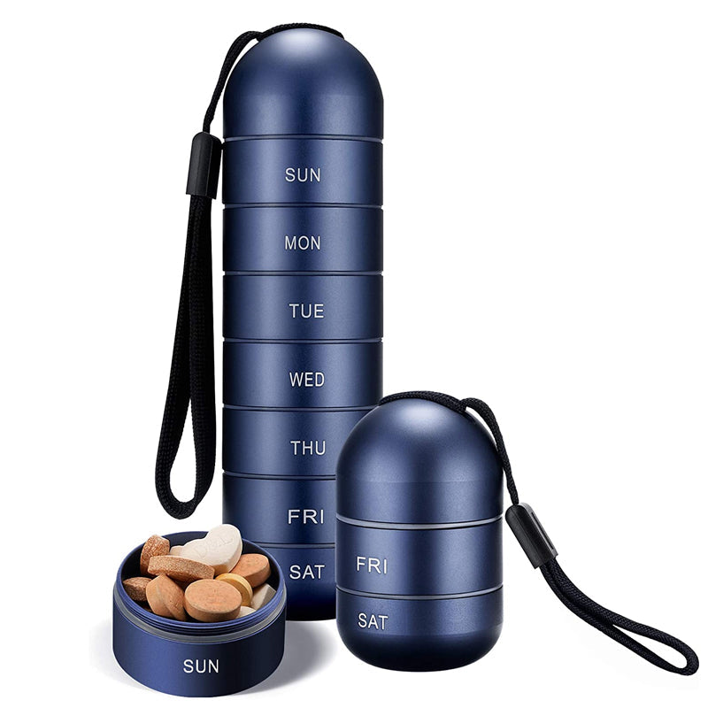 Skorter | 7-Day Portable Pill Organizer for Travel