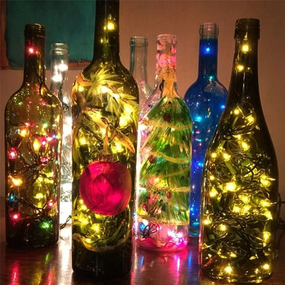 skorter | LED bottle light cork night light DIY decor