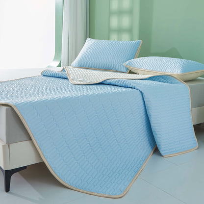 Skorter | Cool Latex Mat - 2/3 pieces summer cool latex mat set for bedroom or dorm room, Breathable and Foldable