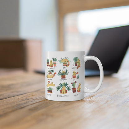 Skorter | Combo Cat and Plants Coffee Tea Mug