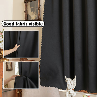 Skorter | 1 Piece Blackout Curtains - Self-Adhesive Window Decor for Bedroom and Living Room