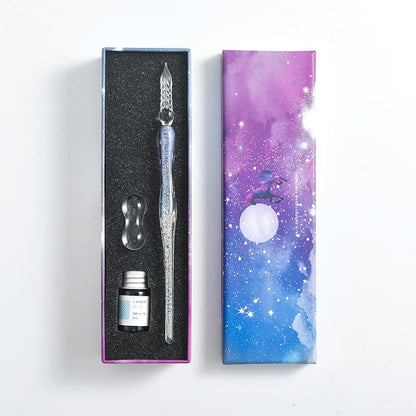 Skorter | Calligraphy Glass Dip Pen Ink Set