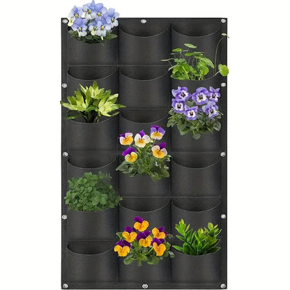 Skorter | Felt Plant Bag for Vertical Wall Mounting – Three-dimensional, Non-woven Plant Bag