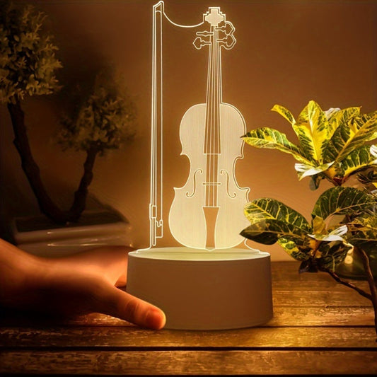 Skorter | MusicLamp - 3D Illusion Cello LED Table Lamp