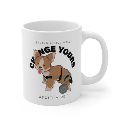 Skorter | A Live Will Change Yours, Adopt A Pet Mug