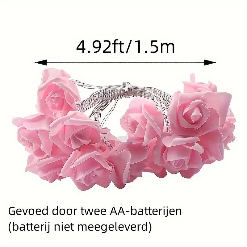 Skorter | BloomLights - LED Pink Flower Chain Lighting