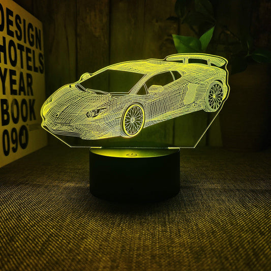 Skorter | AutoLamp - 3D Sports Car Night Light with Touch Control and USB