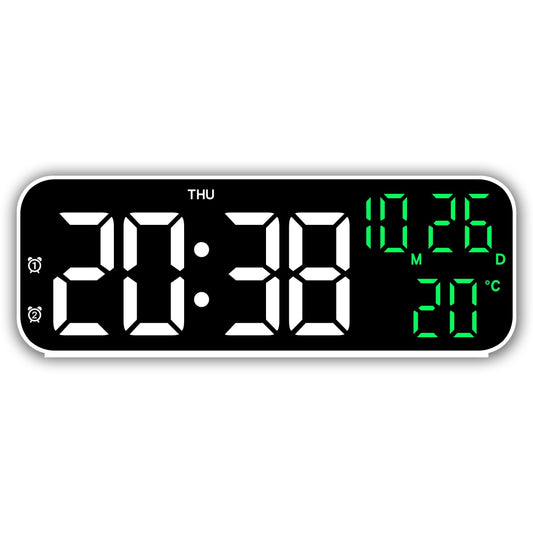 Skorter | DeskTime - Digital USB Desk Clock with Date and Temperature Display