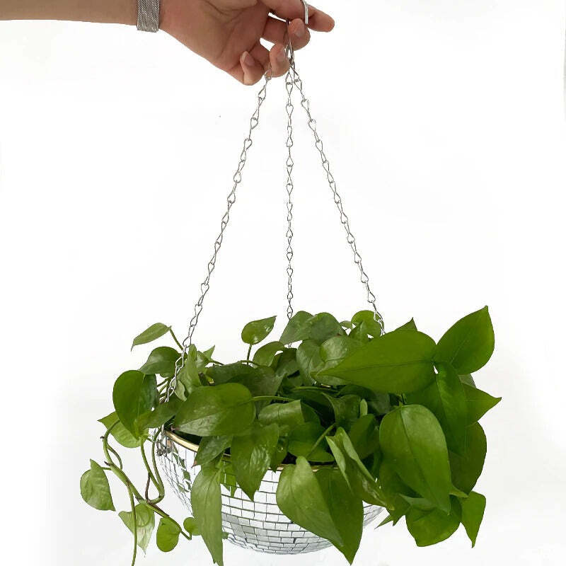 Skorter | Disco Ball Hanging Planter