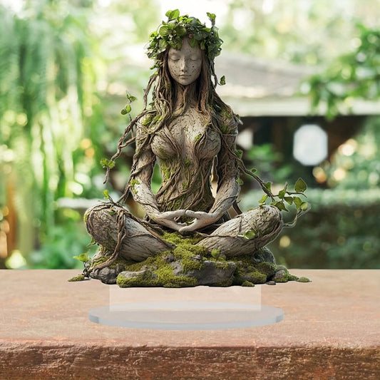 Skorter | 2D Bohemian Goddess Statue Acrylic Decorative Sculpture