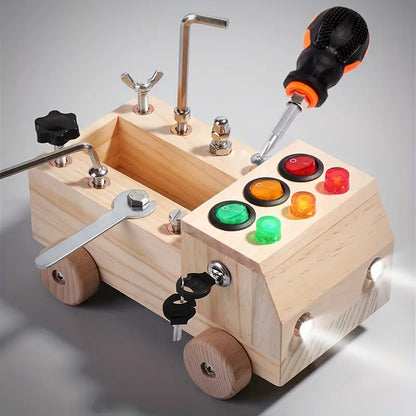 Skorter | Montessori Busy Board - Learn & Live With Led'S - Creative Development