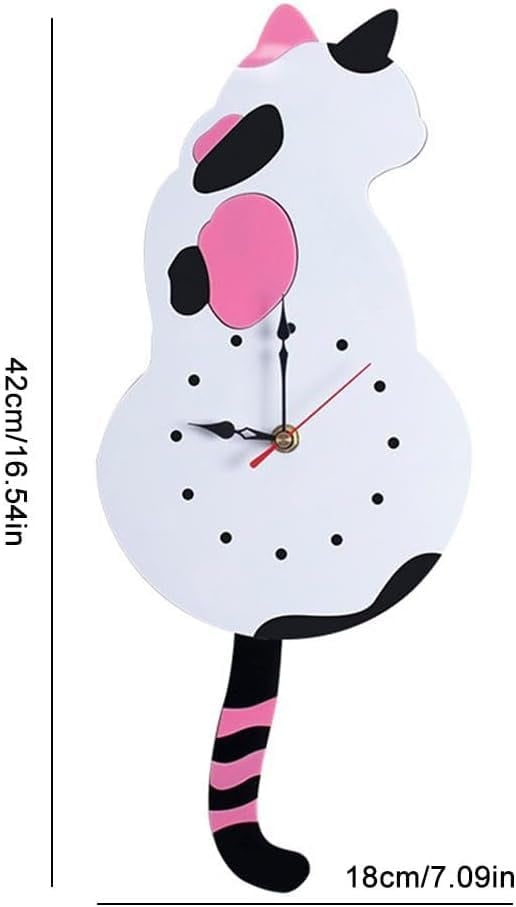 Skorter | Creative Cute Cat Clock With A Movable Tail