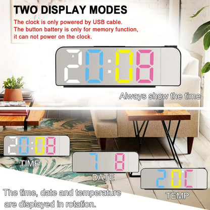 Skorter | ProjectTime - Digital Project Clock with LED and Mirror Screen