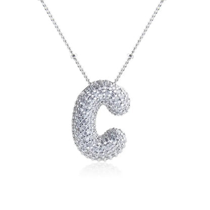 Skorter | Alphabet-Diamond-Pendant-Necklace