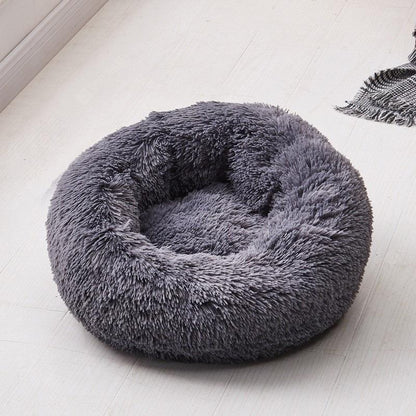 Skorter | PawNest Calming Donut Cat Bed | Round Plush Nest | Stress-Reducing & Cozy | Perfect for Cats & Small Dogs