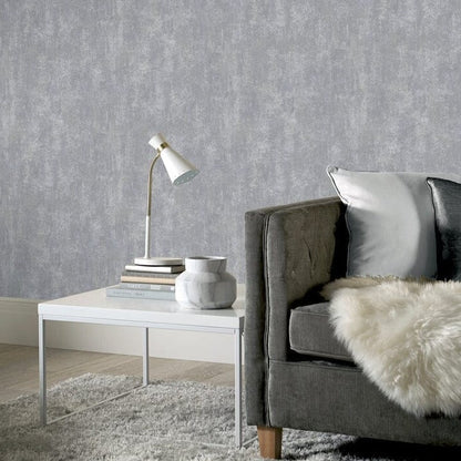Skorter | Callula Charcoal Metallic Textured Wallpaper