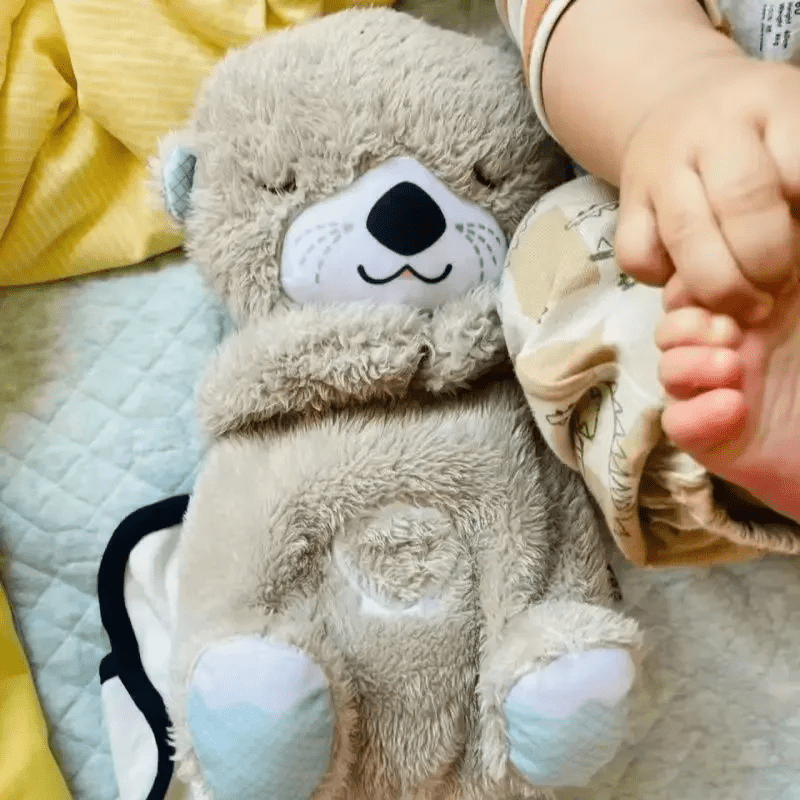Skorter | Calmaura - Breathing Otter Plush Relaxation companion with soothing vibrations and calming light