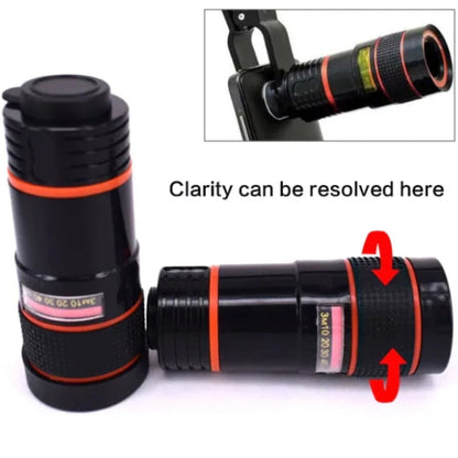 Skorter | 8X HD Optical Zoom Smartphone Lens with Universal Mobile Phone Clip