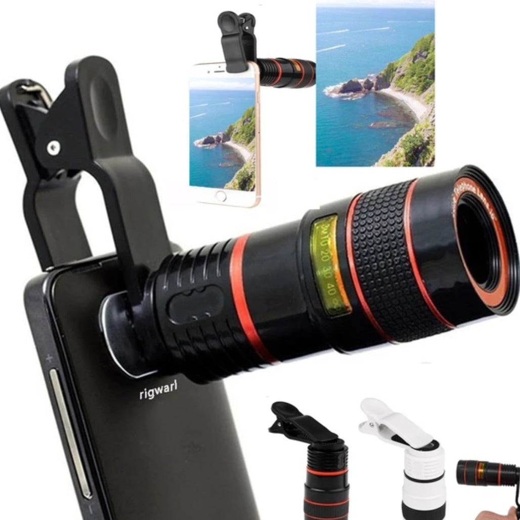 Skorter | 8X HD Optical Zoom Smartphone Lens with Universal Mobile Phone Clip
