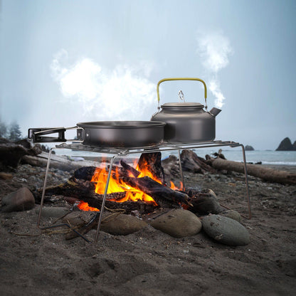 Skorter | Camping Grill Grill Tools Foldable & Lightweight Steel Mesh Portable