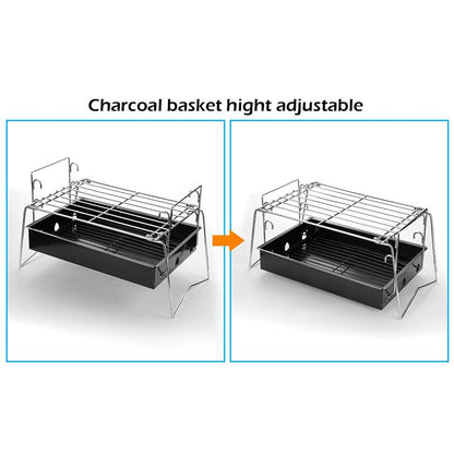 Skorter | Camping Grill Grill Tools Foldable & Lightweight Steel Mesh Portable