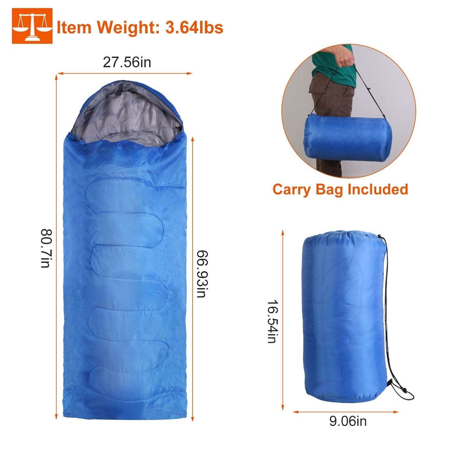 Skorter | Camping Sleeping Bags for Adults