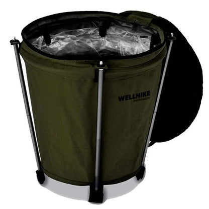 Skorter | Camptrash AM – Foldable Outdoor Trash Can with Waterproof Lining