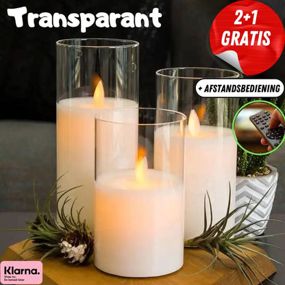 Skorter | Candle | Realistic Candle Set 2 + 1 Free