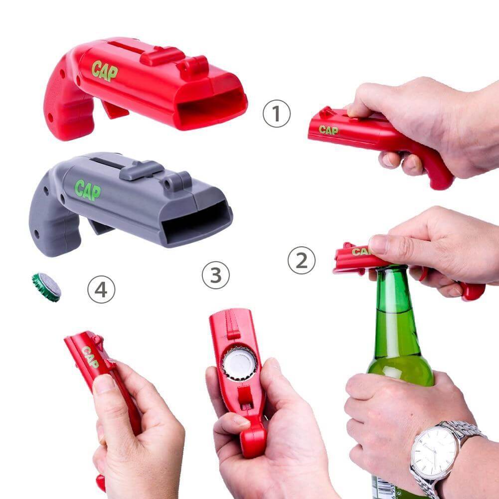 Skorter | Cap-launching Bottle Opener "BlastCap" – Up to 16 meter range