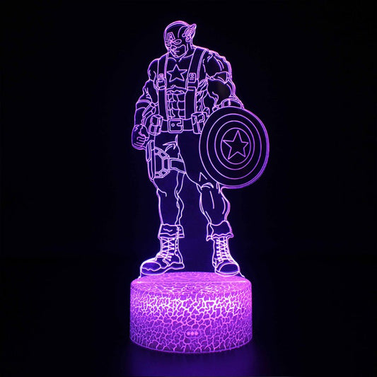 Skorter | 3D Lamp Marvel Captain America