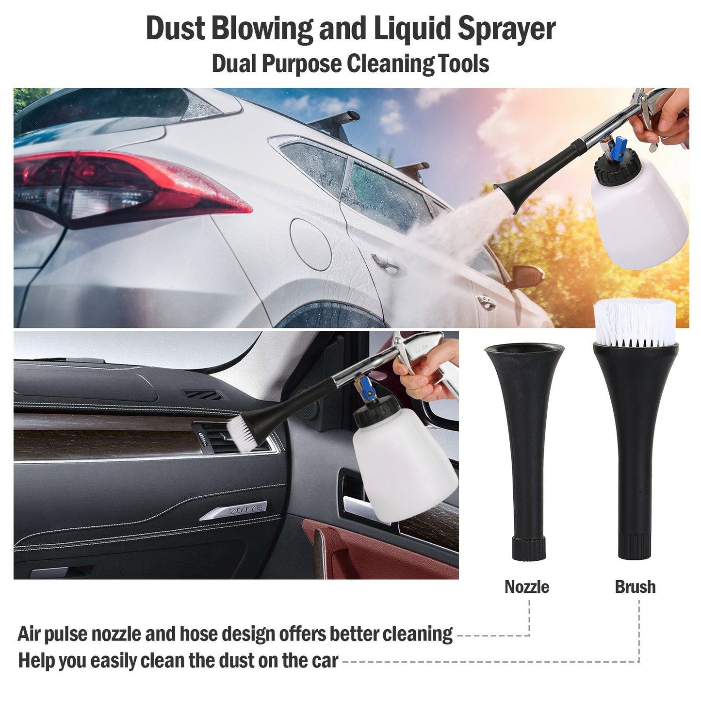 Skorter | Car Cleaning Gun Air Pressure Gun Tornado Sprayer