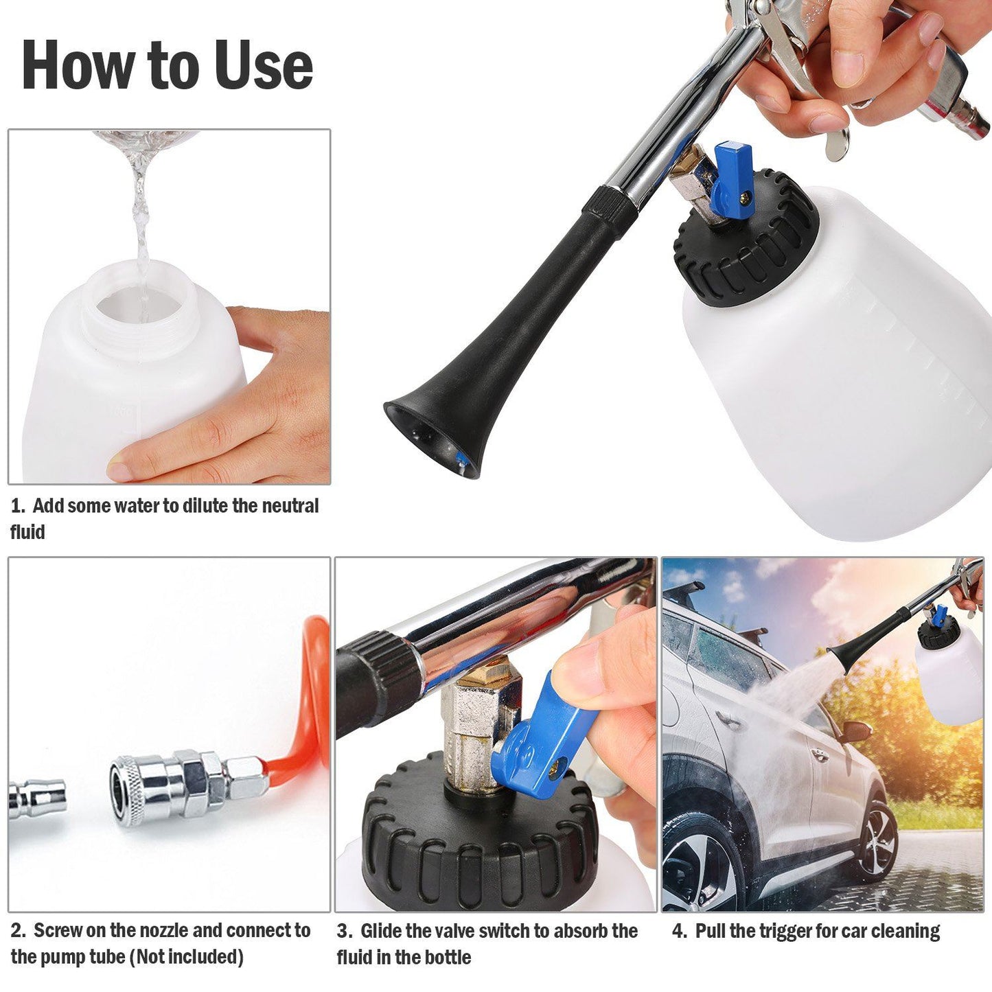 Skorter | Car Cleaning Gun Air Pressure Gun Tornado Sprayer