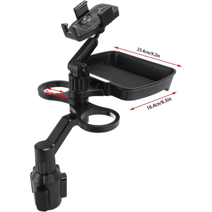 Skorter | Car cup holder detachable extension tray with phone holder