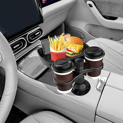 Skorter | Car cup holder detachable extension tray with phone holder
