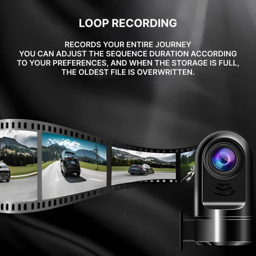 Skorter | High-Definition Car Dashcam with Night Vision & Loop Recording for Vehicle Security and Accident Monitoring