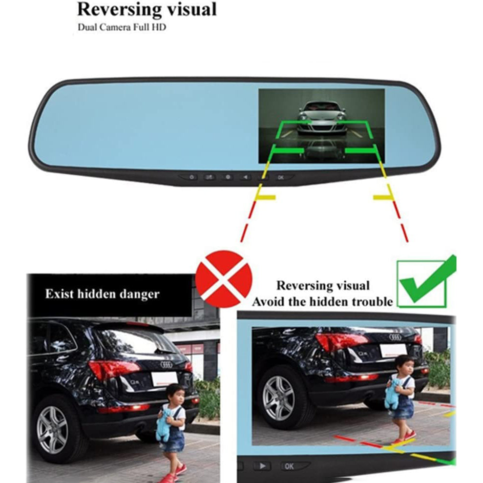 Skorter | Car DVR Rearview Mirror Video Recorder