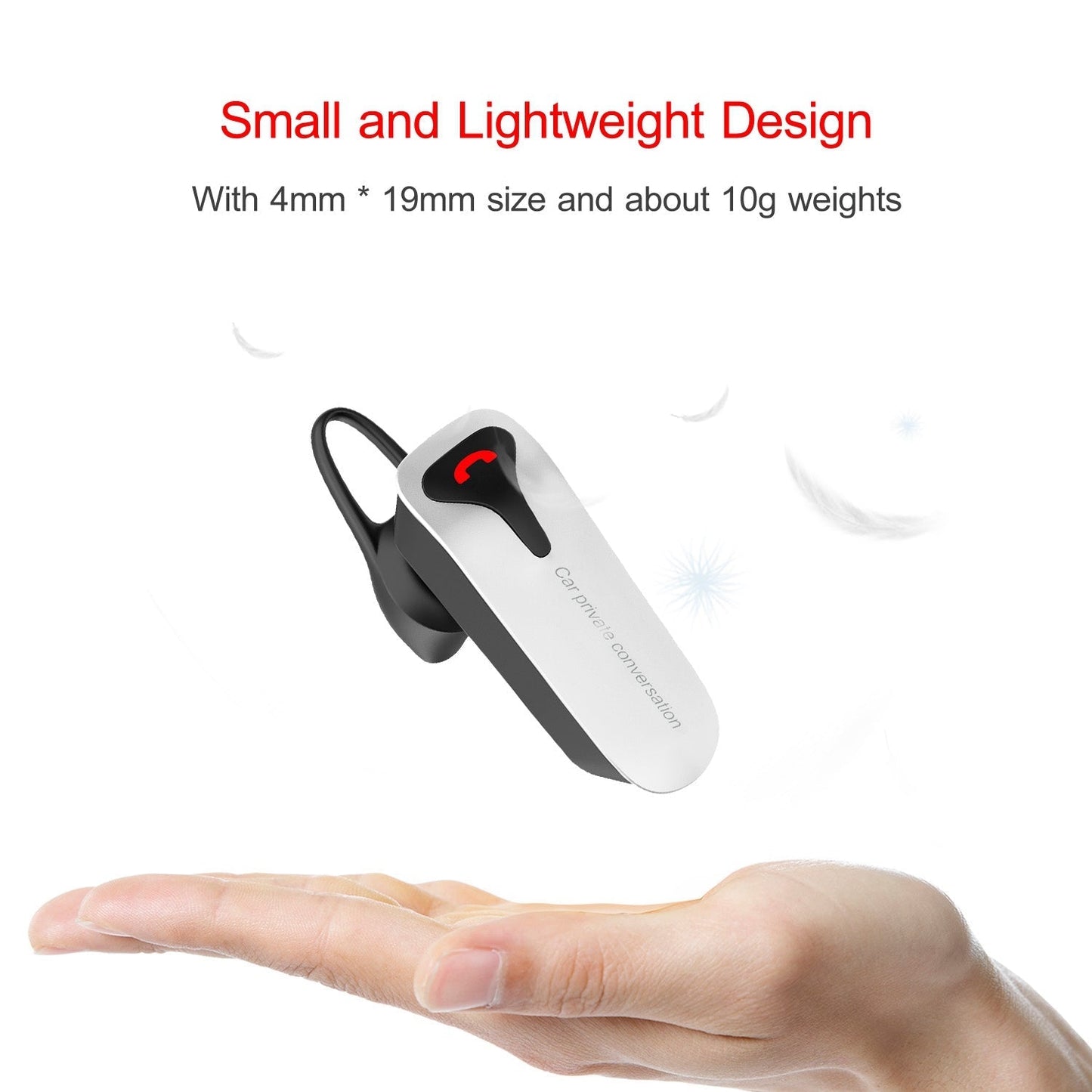 Skorter | Car FM transmitter with wireless earbud 2 USB charging ports