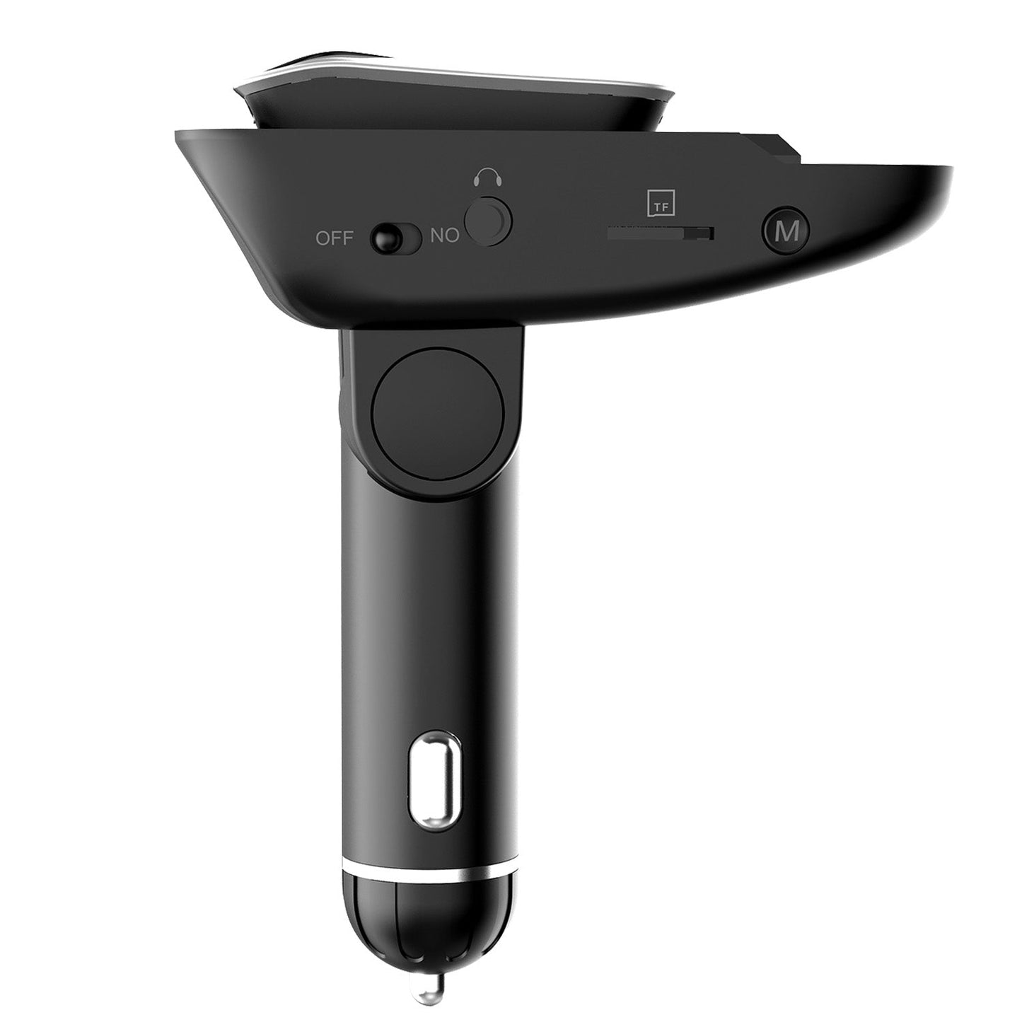 Skorter | Car FM transmitter with wireless earbud 2 USB charging ports