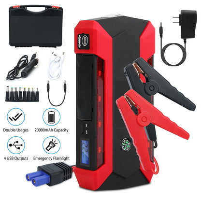 Skorter | Car starting battery booster with LCD screen 4 modes LED flashlight