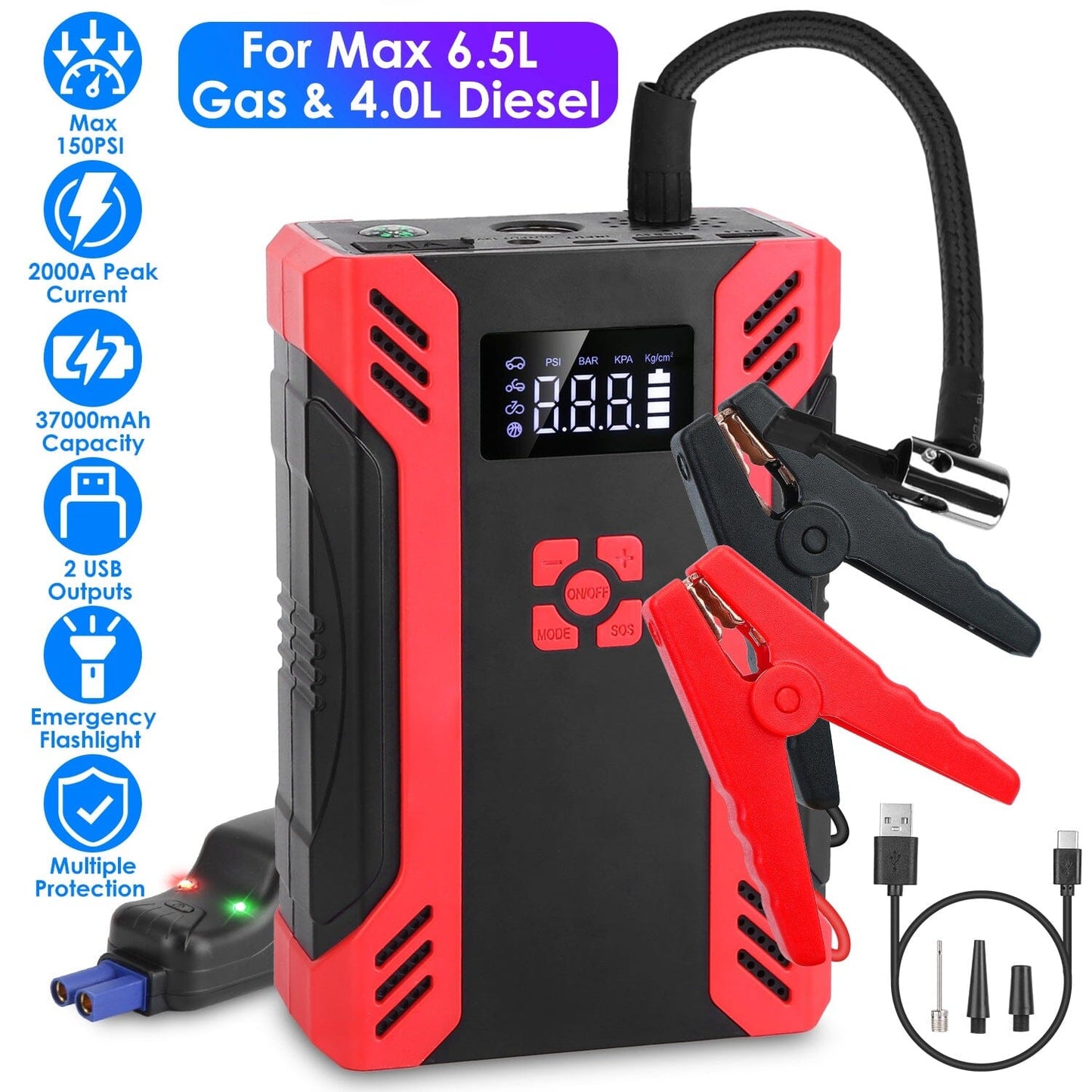 Skorter | Car Jump Starter with Air Compressor
