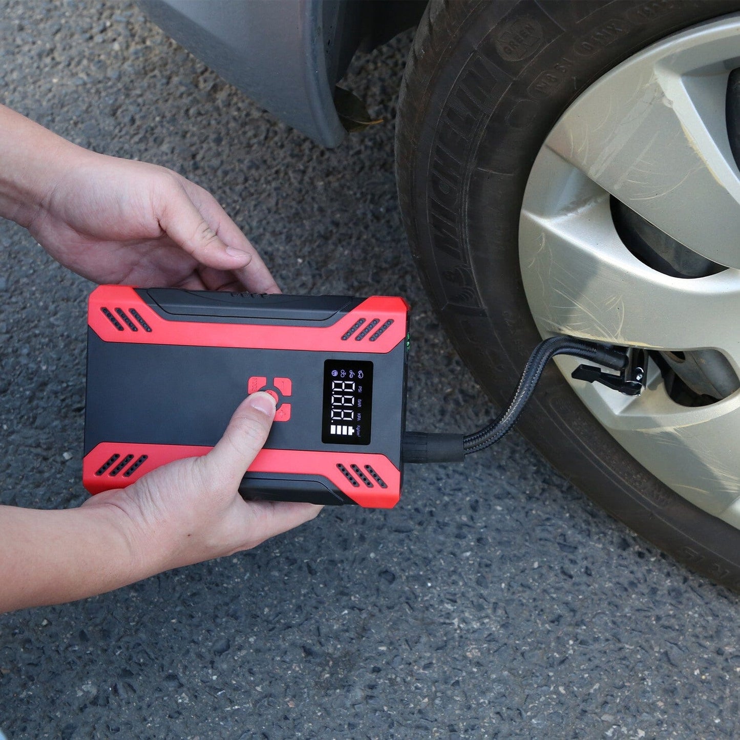 Skorter | Car Jump Starter with Air Compressor