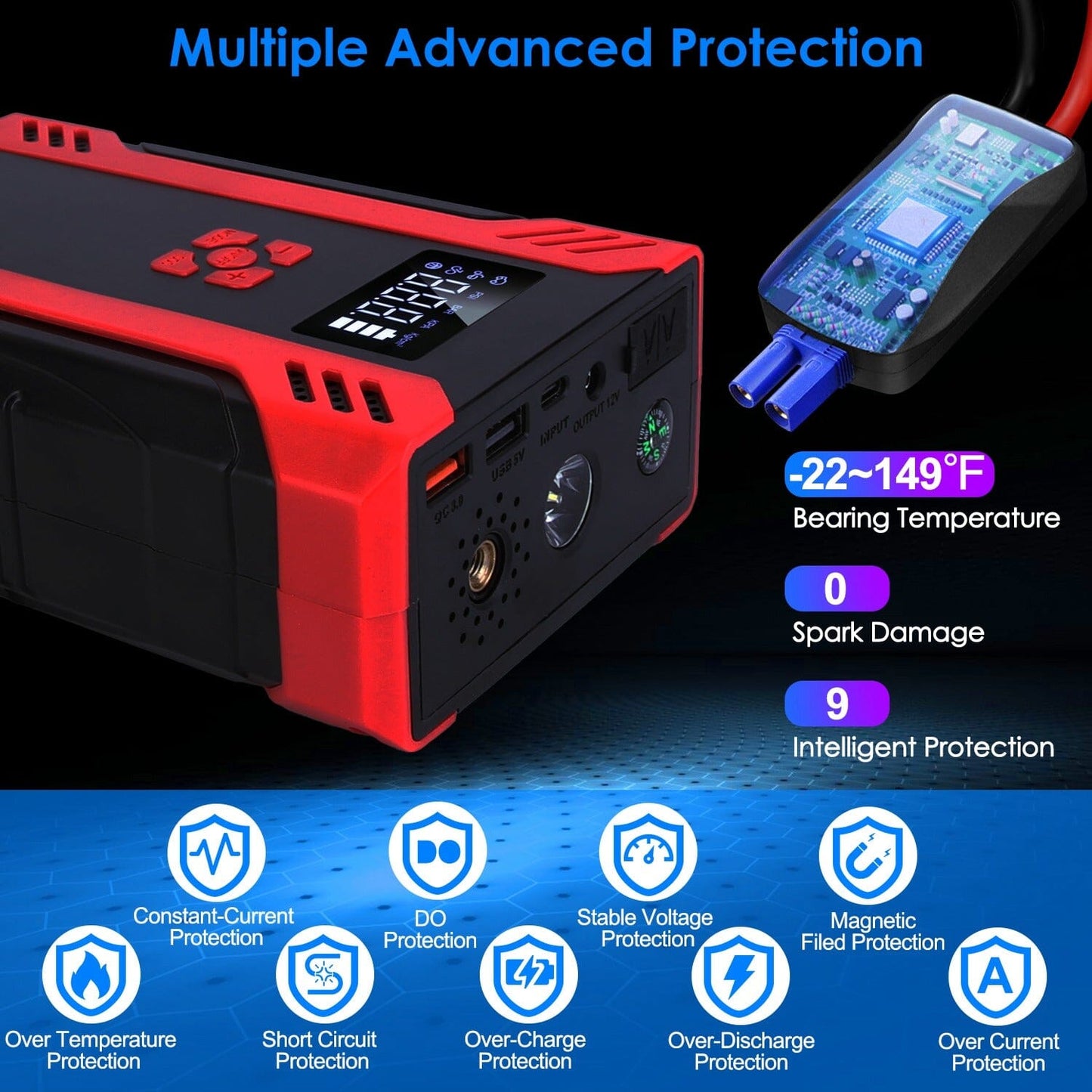 Skorter | Car Jump Starter with Air Compressor