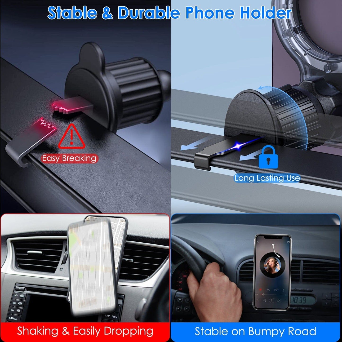 Skorter | Car Mount Magnetic Phone Holder For Car 360° Rotation