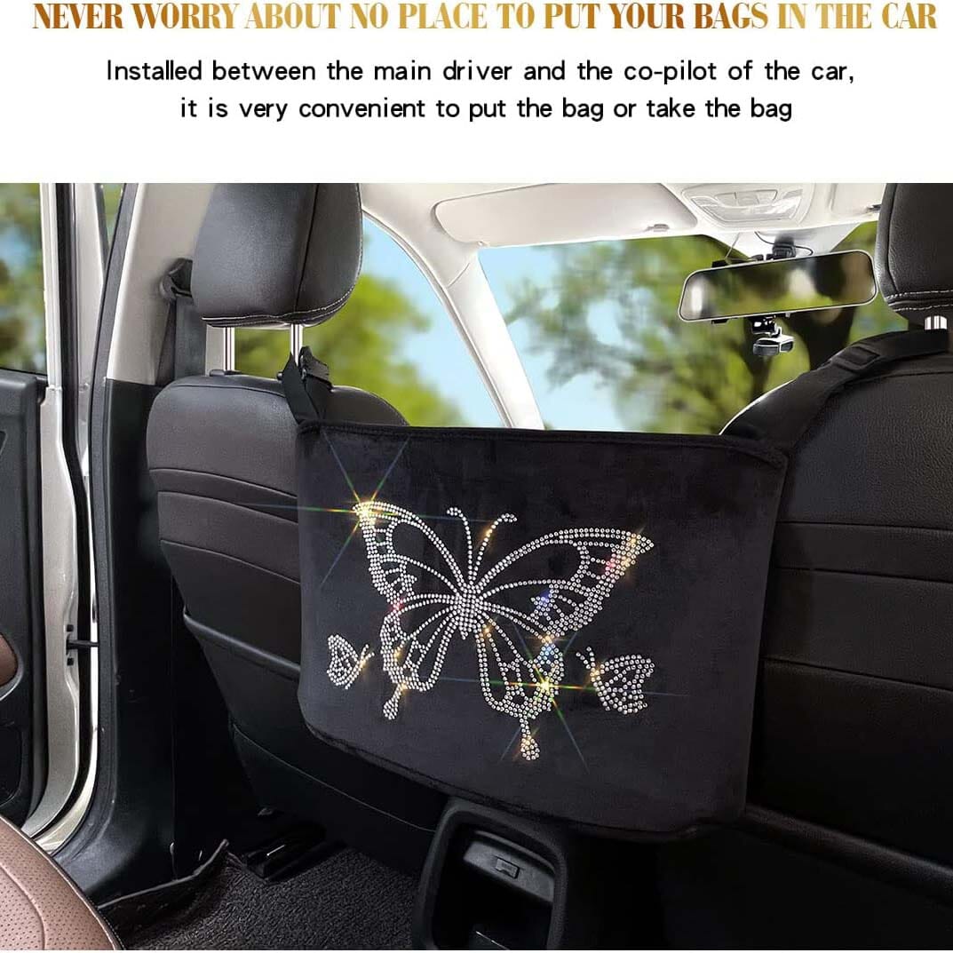 Skorter | Car net Back seat bag Handbag holder and Organizer Between the Seats