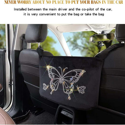 Skorter | Car net Back seat bag Handbag holder and Organizer Between the Seats
