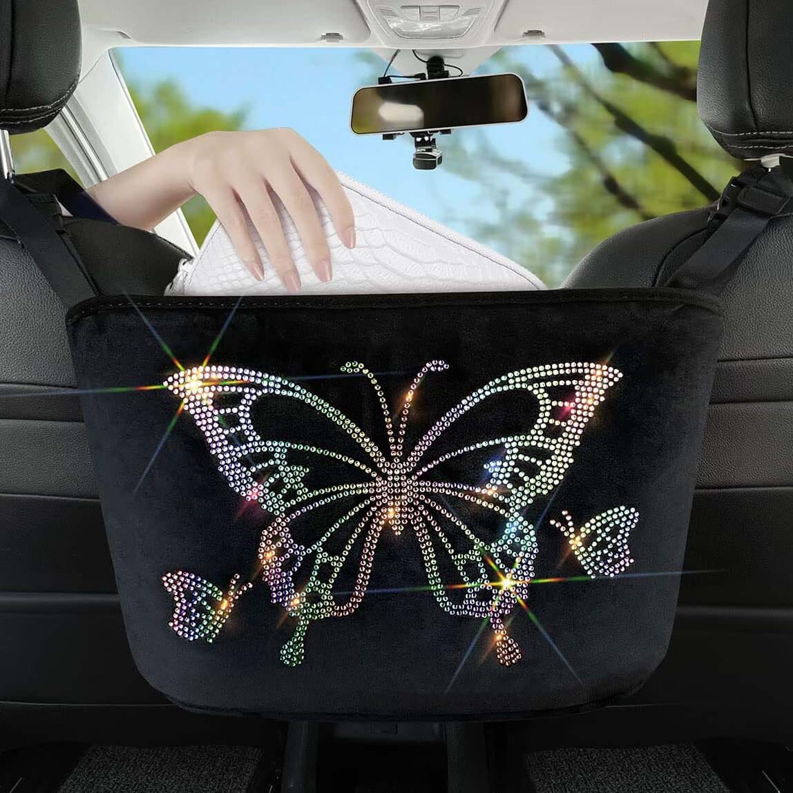 Skorter | Car net Back seat bag Handbag holder and Organizer Between the Seats