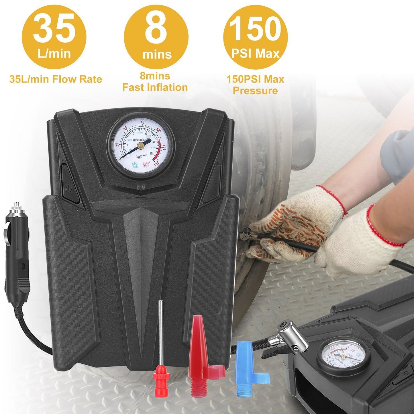 Skorter | Bicycle Tire Air Pump Portable Air Pump