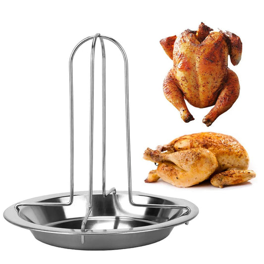 Skorter | CARBONROAST RACK – Non-Stick Chicken Roaster for Even BBQ Grilling