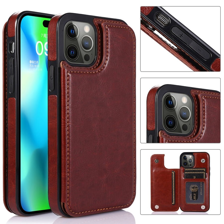 Skorter | CARDHOLD LEATHER – Elegant Smartphone Case with Card Slots