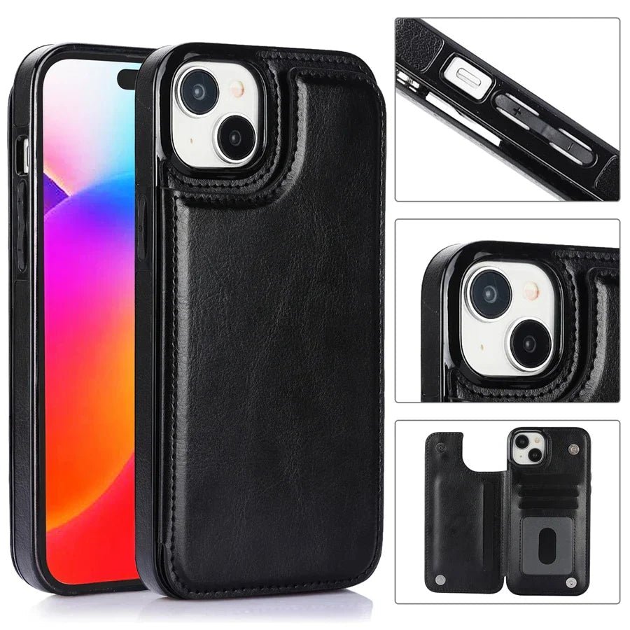 Skorter | CARDHOLD LEATHER – Elegant Smartphone Case with Card Slots